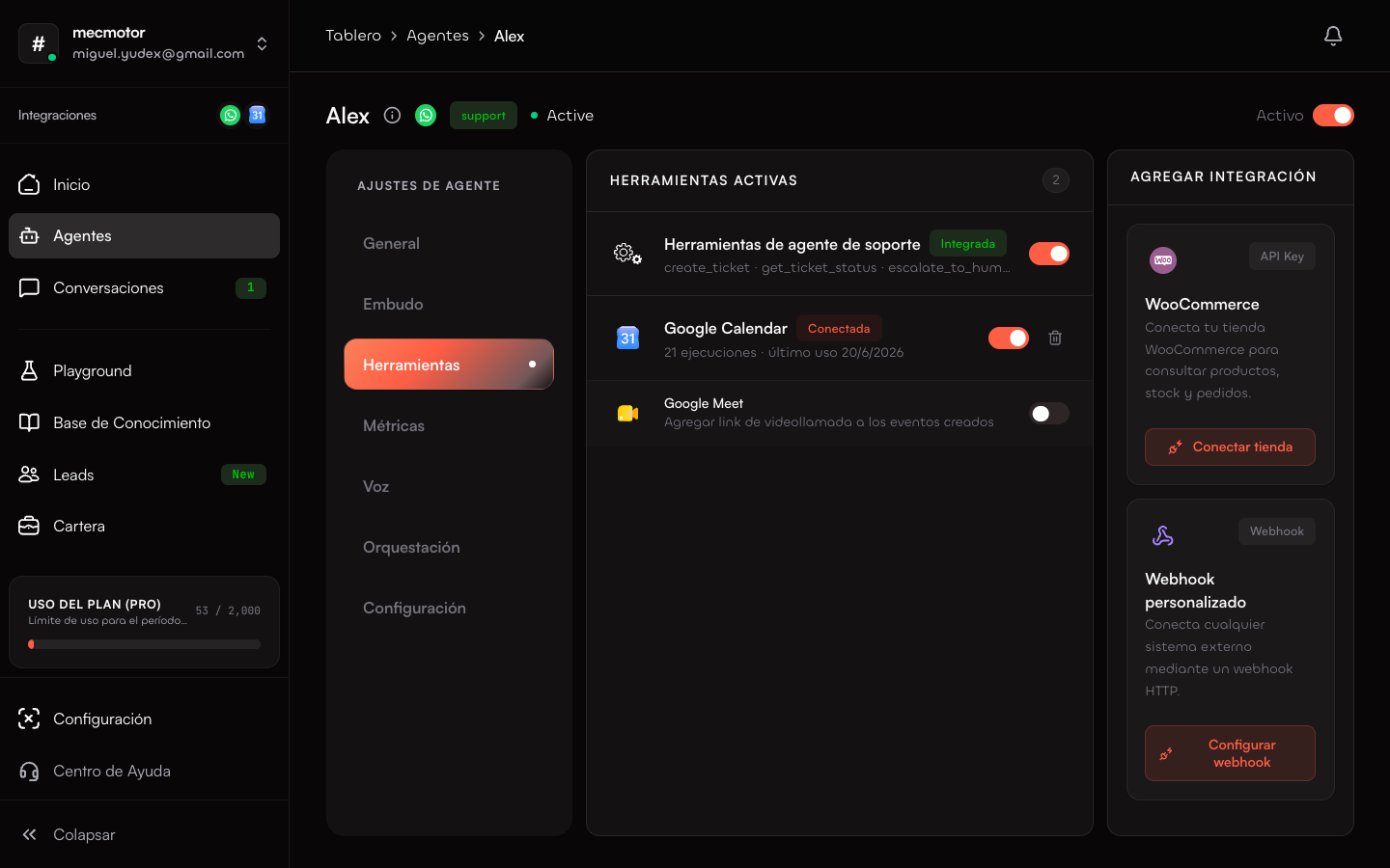 Agents by YudexLabs — visual 3